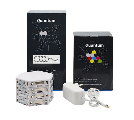 Hexagon lights best nanoleaf hexagon led light alternative by quantum touch led