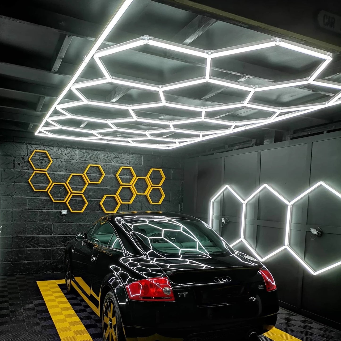 LED Hexagon Garage Light