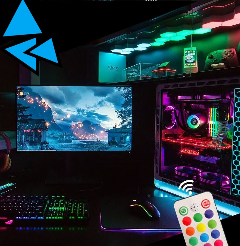 Smart Triangle LED Lights – Quantum Touch LED