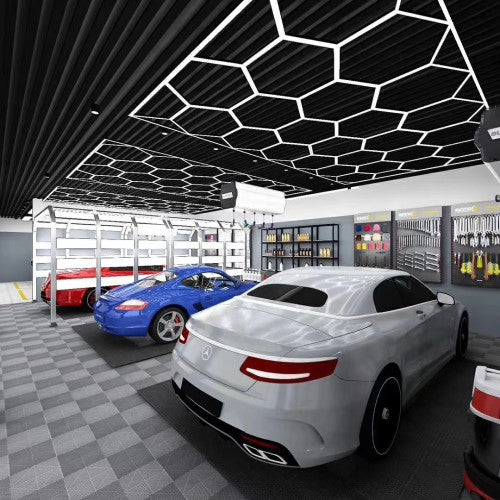 Hexagon Garage LED Lights