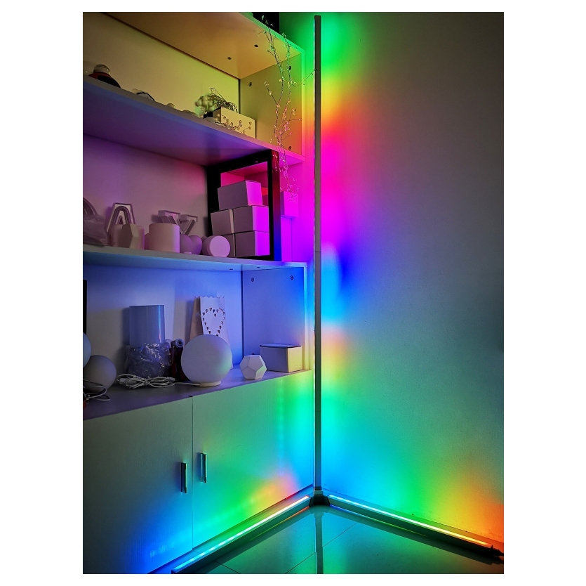 Aurora RGB LED Corner Lamp With Sound Activation