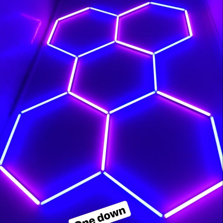 Hexagon LED Garage Lights – Quantum Touch LED