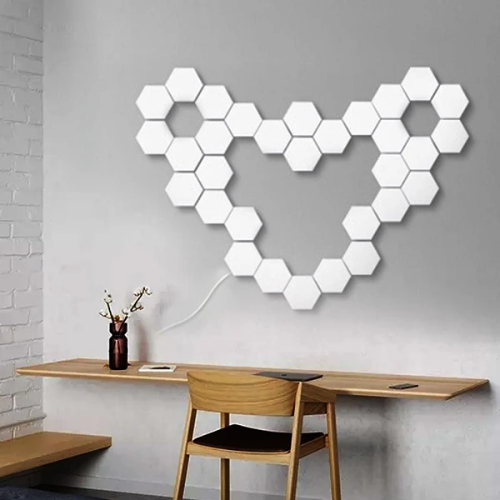 Hexagon lights best nanoleaf hexagon led light alternative by quantum touch led