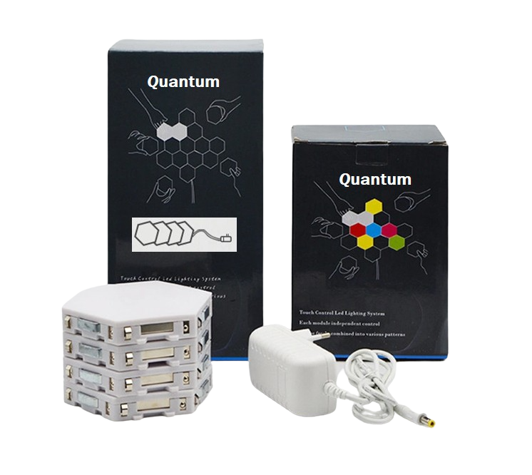 Hexagon lights best nanoleaf hexagon led light alternative by quantum touch led