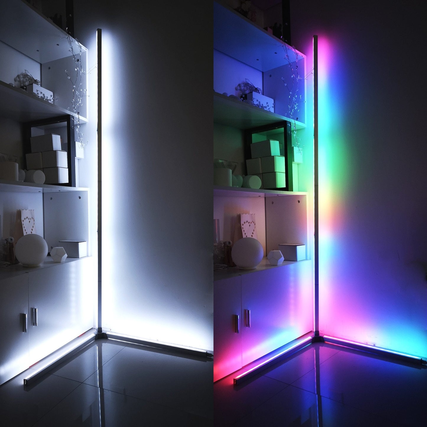 Aurora RGB LED Corner Lamp With Sound Activation