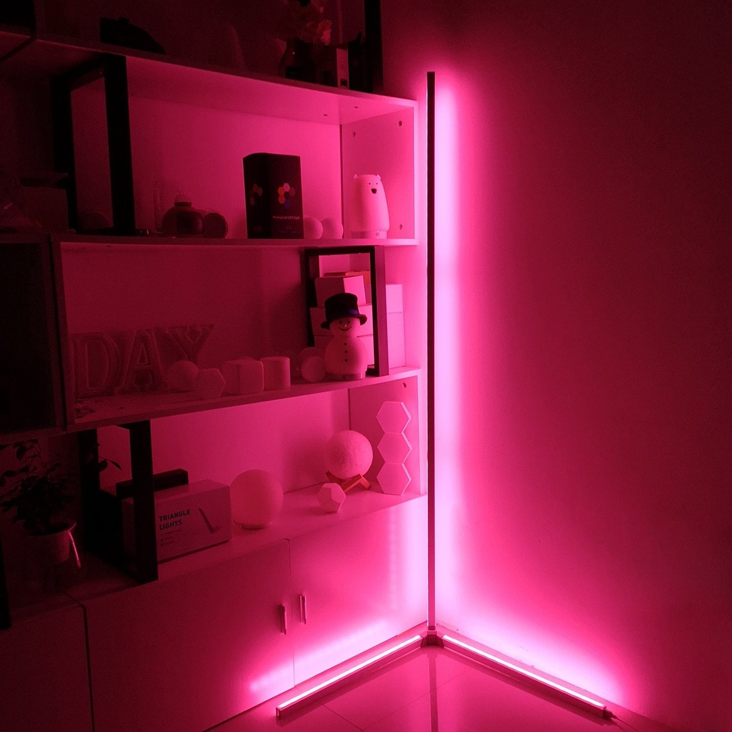 Aurora RGB LED Corner Lamp With Sound Activation