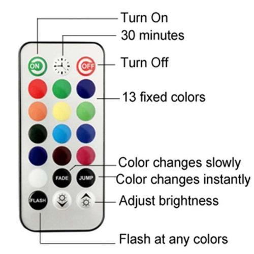 Hex Touch Lights RGB Color Wireless LED Remote - Hex Touch Lights