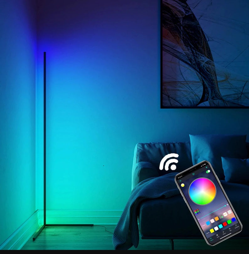 Smart Minimal RGB LED Corner Lamp