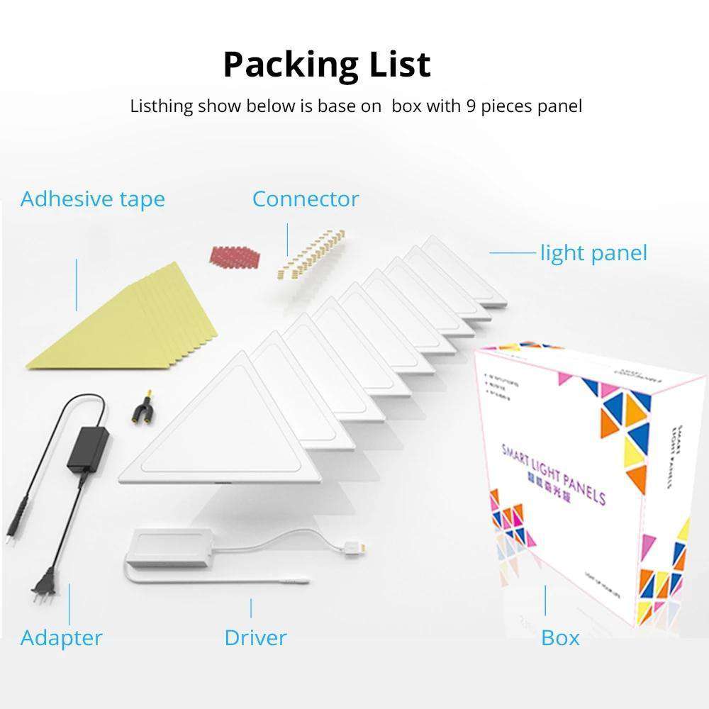 Triangle LED Light Panels – Quantum Touch LED