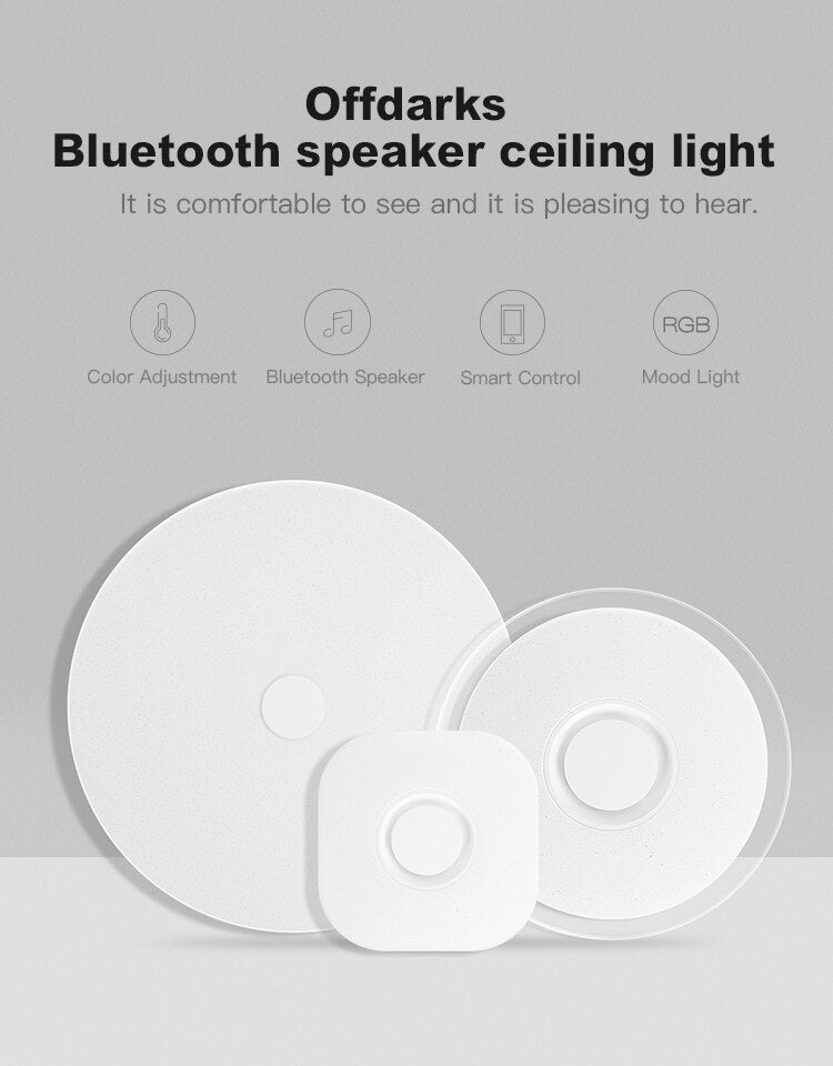 Smart RGB Color LED Speaker Fixture - Hex Touch Lights