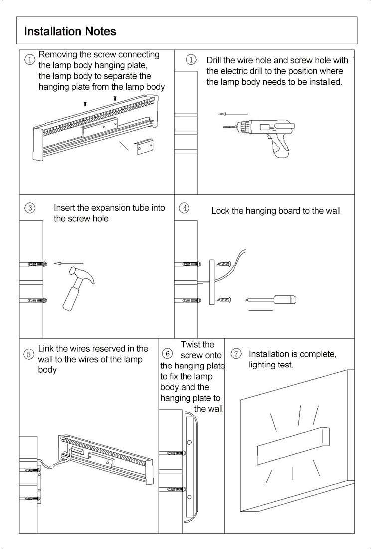 RGB Color sconce > RGB Color Lamp > RGB wall light bar