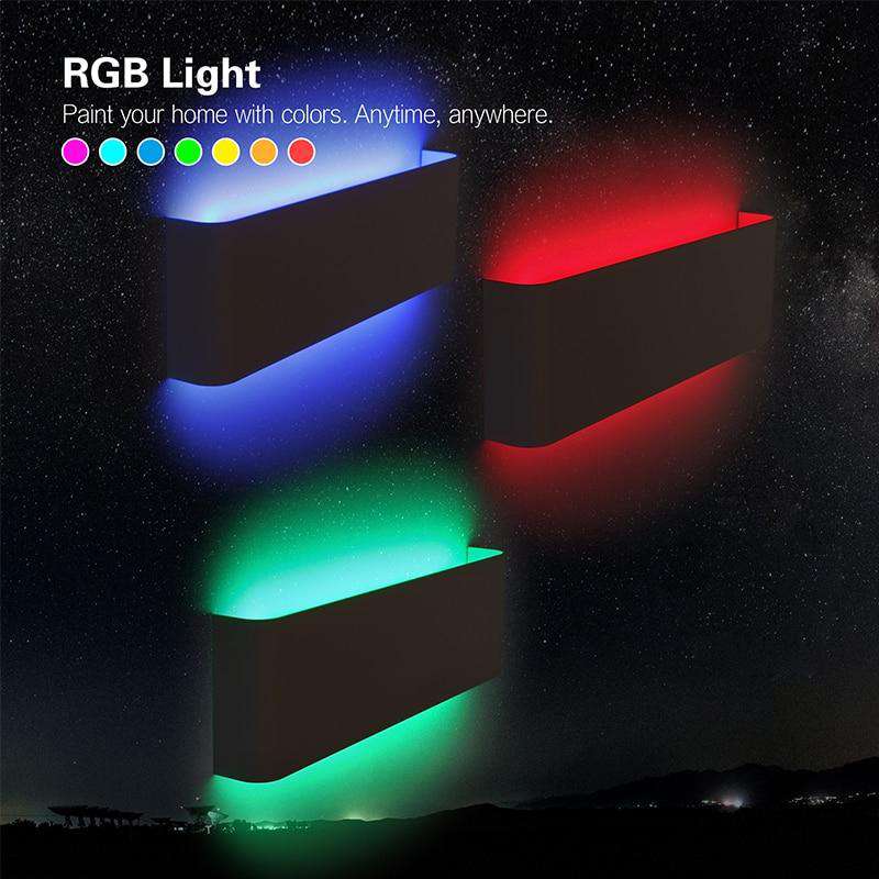 RGB Color sconce > RGB Color Lamp > RGB wall light bar