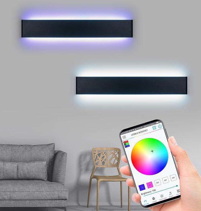 RGB Color sconce > RGB Color Lamp > RGB wall light bar