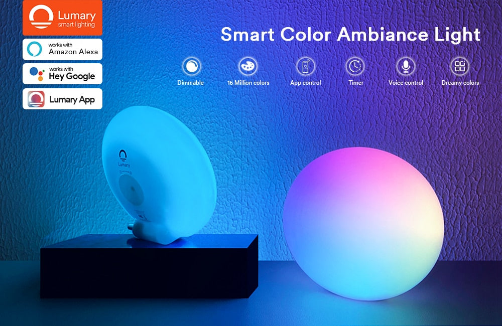 Smart RGBW Color Globe Orb Light Quantum Touch LED