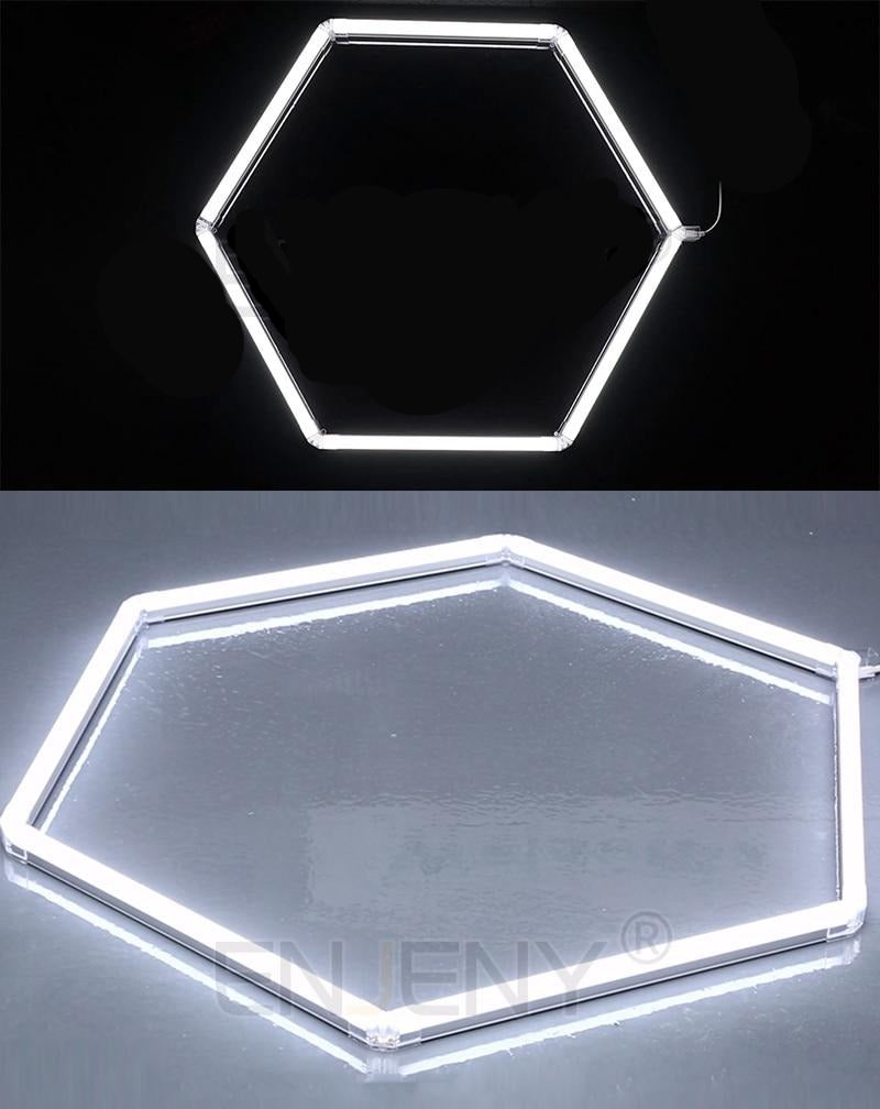 Five Piece LED Hexagon Garage Light – Quantum Touch LED