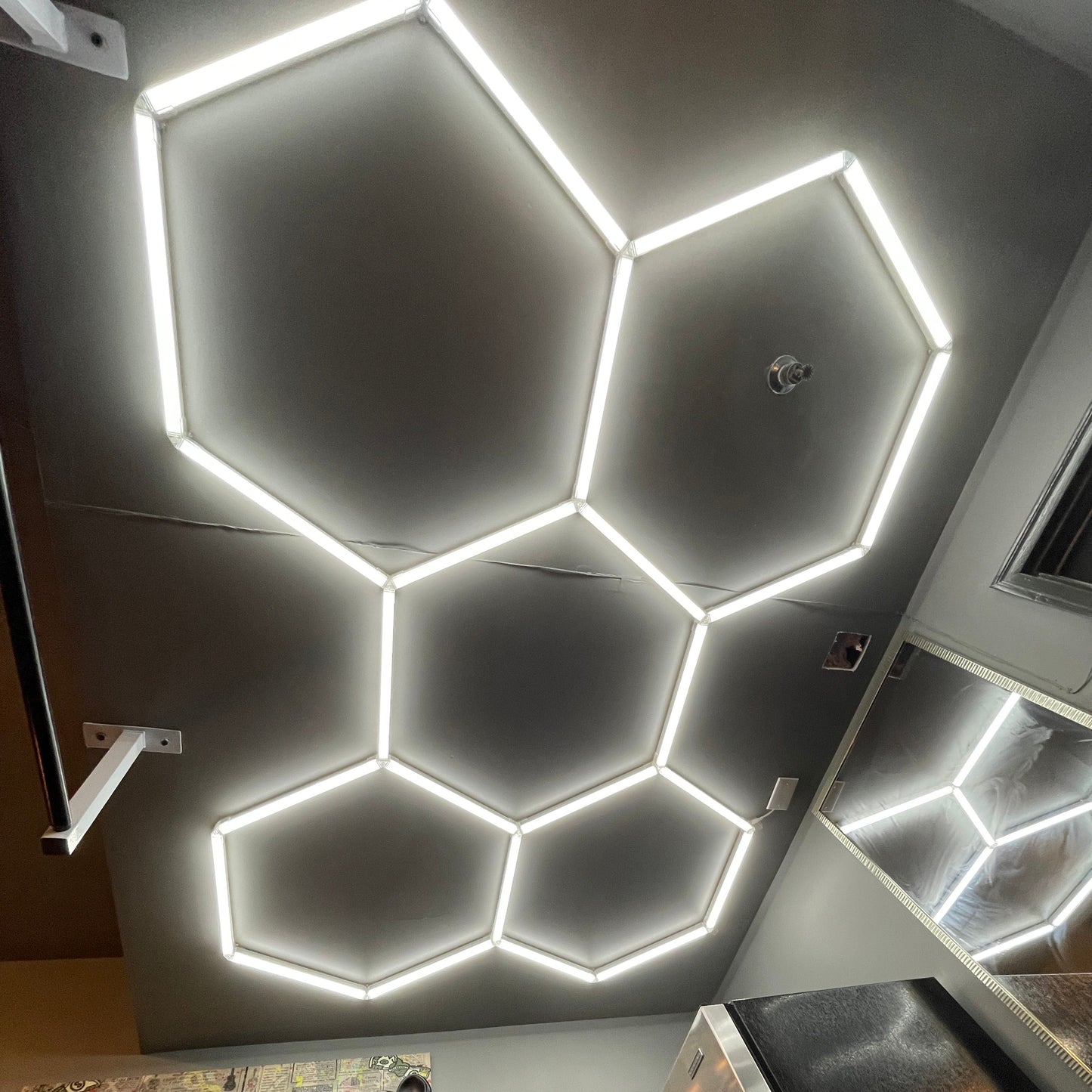 LED Hexagon Garage Light