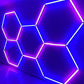 Color LED Hexagon Garage Light 